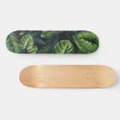 Skateboard Motif Tropical noir (Horz)