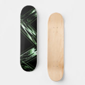 Skateboard Motif vert de pin gras (Recto)