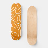 Skateboard Motif Vibre Abstraite (Recto)