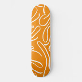 Skateboard Motif Vibre Abstraite (Recto)