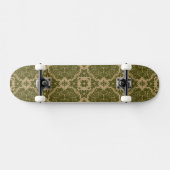 Skateboard Motif vintage de damassé d'art (Horz)