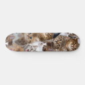 Skateboard Motif Visages de chat (Horz)