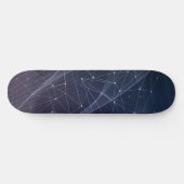 Skateboard Motif Wave et Geometry Abstrait (Horz)