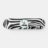 Skateboard Motif Zèbre (Horz)