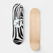 Skateboard Motif Zèbre (Recto)