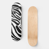 Skateboard Motif zèbre (Recto)