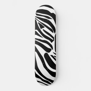 Skateboard Motif zèbre