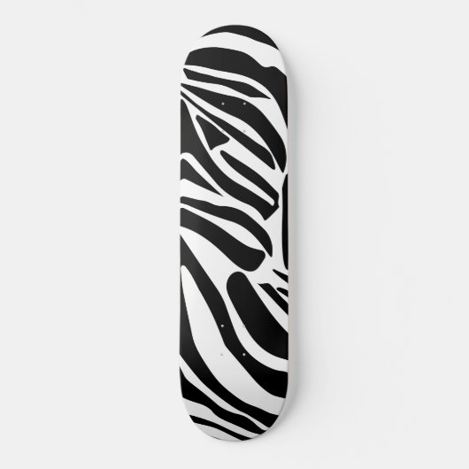 Skateboard Motif zèbre (Recto)