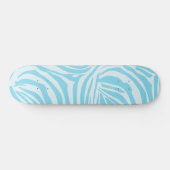 Skateboard Motif Zèbre Bleu (Horz)