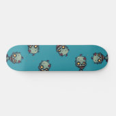 Skateboard Motif zombie bleu (Horz)