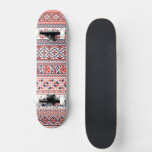Skateboard Motifs de conception de point de croix (Recto)