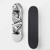 Skateboard Motifs tribaux Samoans de fer de lance de (Recto)