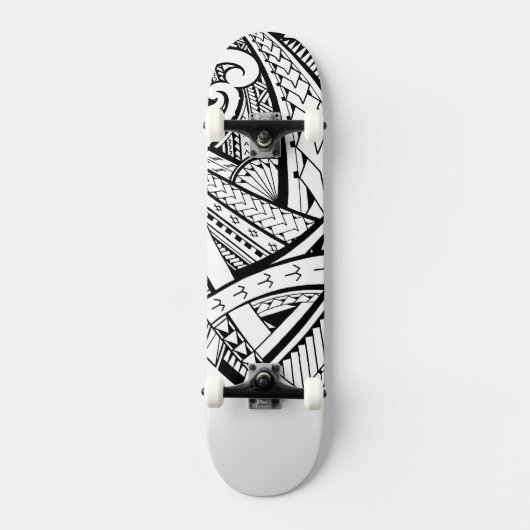 Skateboard Motifs tribaux Samoans de fer de lance de (Recto)