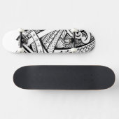 Skateboard Motifs tribaux Samoans de fer de lance de (Horz)