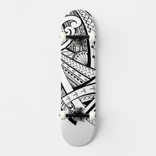 Skateboard Motifs tribaux Samoans de fer de lance de (Recto)