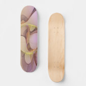 Skateboard Motions Abstraites Art moderne rose or fractal (Recto)