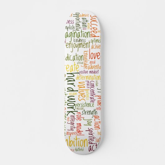 Skateboard Motivational Words #2 skatedecks (Devant)