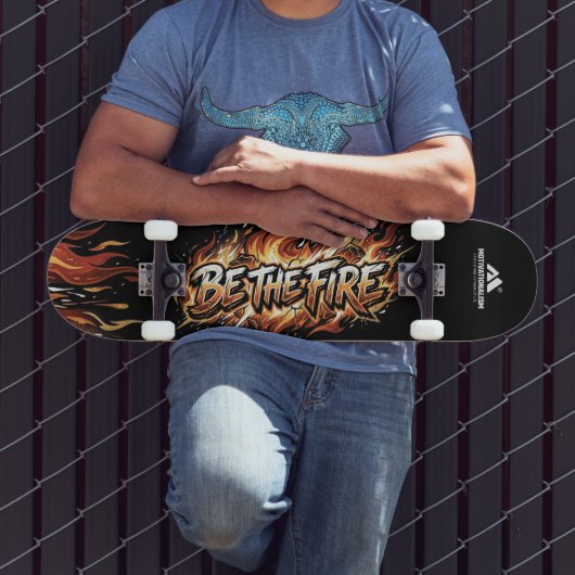 Skateboard MOTIVATIONNALISME© Soyez Le Feu_ (Extérieur 3)