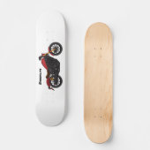Skateboard moto de style croiseur cool (Recto)