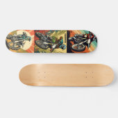 Skateboard Motocross de nom personnalisé (Horz)