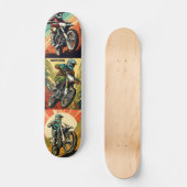 Skateboard Motocross de nom personnalisé (Recto)
