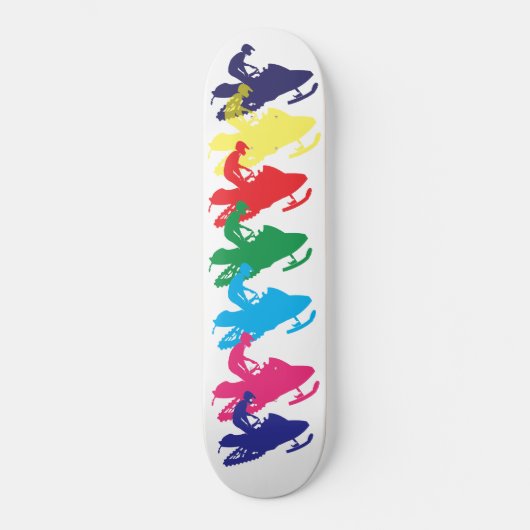 Skateboard Motoneige / Ride it Hard! (Recto)