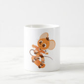 Skateboard Mouse Coffee Mug - Gras & Jouer (Centre)