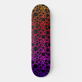 Skateboard Mousse arc-en-ciel noire (Recto)