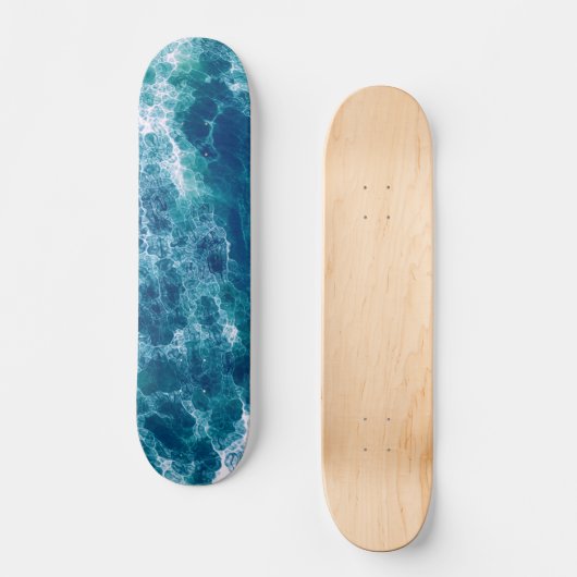 Skateboard Mousse mer (Recto)