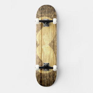 Skateboard Moustache Bois Vintage #2