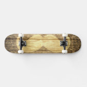 Skateboard Moustache Bois Vintage #2 (Horz)