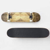 Skateboard Moustache Bois Vintage #2 (Horz)