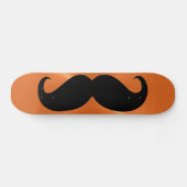 Skateboard Moustache noire amusante 11 (Horz)