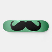 Skateboard Moustache noire amusante 3 (Horz)