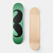 Skateboard Moustache noire amusante 3 (Recto)