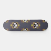 Skateboard Moustache Panda 3 (Horz)