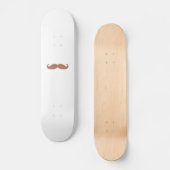 Skateboard moustache simple (Recto)