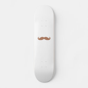 Skateboard moustache simple