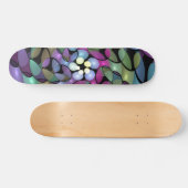 Skateboard Mouvements colorés Abstrait Trippy Fractal Art (Horz)