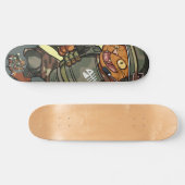 Skateboard Moyenne Sci-fi Marine Tir Gingembre Gingembre Cat (Horz)