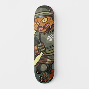 Skateboard Moyenne Sci-fi Marine Tir Gingembre Gingembre Cat