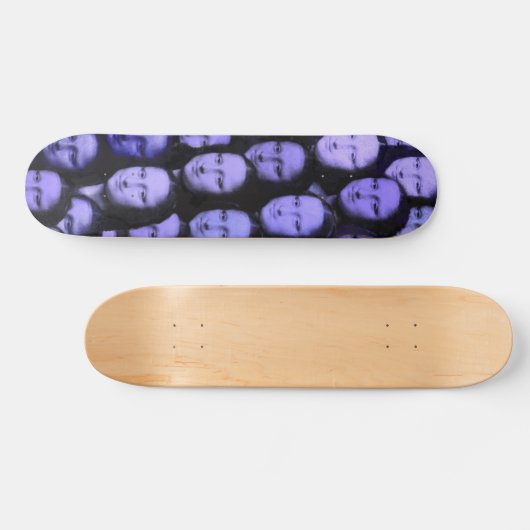 Skateboard Multi-Mona en bleu (Horz)