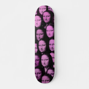 Skateboard Multi-Mona in Pink - 70s style