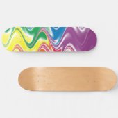 Skateboard Multicolor Abstrait (Horz)