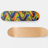 Skateboard Multicolor Abstrait (Horz)