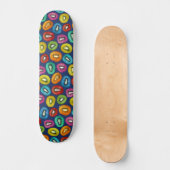Skateboard Multicolor Kiwi Motif (Recto)