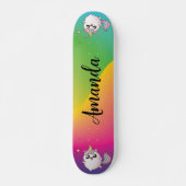 Skateboard Multicolor unicorn (Devant)