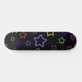 Skateboard Multicolored Starry Night (Horz)