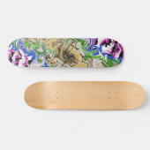 Skateboard Multicolores liquides (Horz)