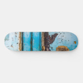 Skateboard Mur bleu et porte (Horz)